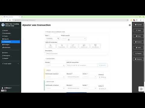 Tutoriel : Ajout de transactions
