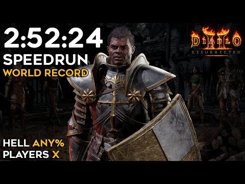 SUB 3 IS DONE! HELL PALADIN SPEEDRUN WORLD RECORD - 2:52:24 IGT | 3:00:23 RTA | DIABLO 2 RESURRECTED
