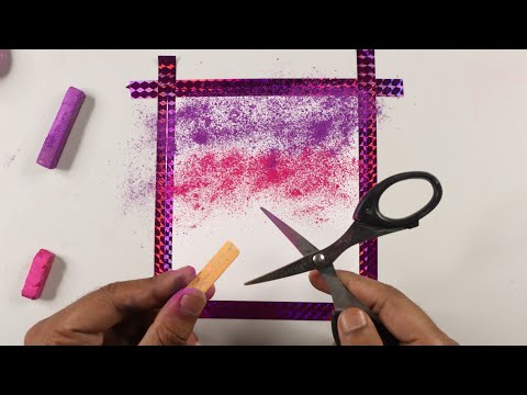 Soft Pastel Art , easy oil pastel drawing for beginners , sunset scenery painting 🎨🖌️