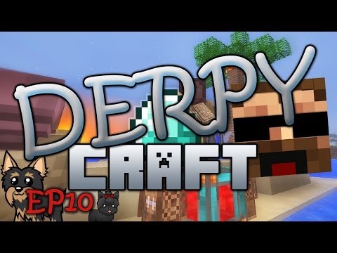 "DerpyCraft!" FTB MONSTER Ep10:"Scuba Diving in the village!"