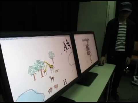 デザイン学科 2011_卒研プレゼン_alphabet zoo - YouTube