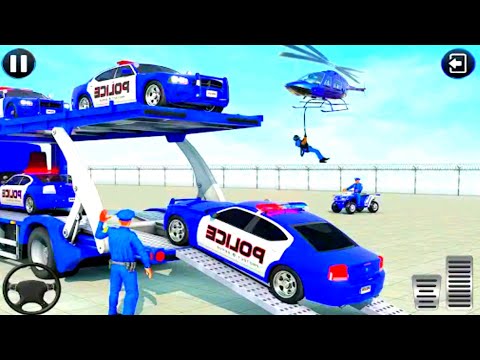 Cargo Police Transporter Truck Simulator - Transporting Police Vehicles in Ship - Android Game 2022
