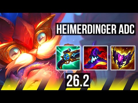 HEIMERDINGER & Nautilus vs APHELIOS & Thresh (ADC) | Perfect KDA: 16/0/11 | EUW Master | 26.2