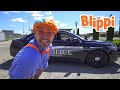 Blippi Learns About Police Cars | Explore and Learn With Blippi | Blippi Videos