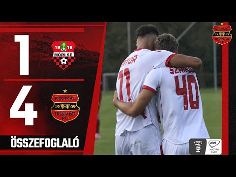 Móri SE - Budapest Honvéd FC 1-4, MOL Magyar Kupa, 3.forduló - összefoglaló