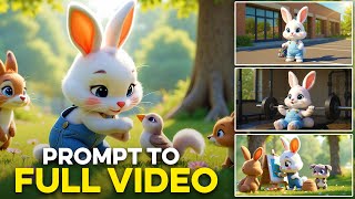 Create AI Animation Stories with NEW One Prompt AI Video Generator!