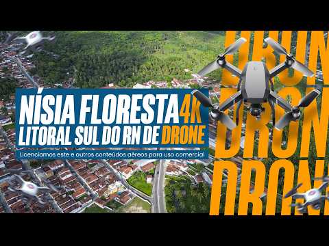 Litoral Sul do RN de Drone | Nísia Floresta 4K (Imagens Aéreas)
