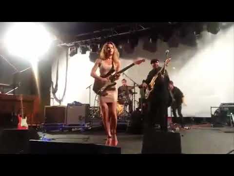 Ana Popovic killing the blues guitar at the Utah Arts Festival