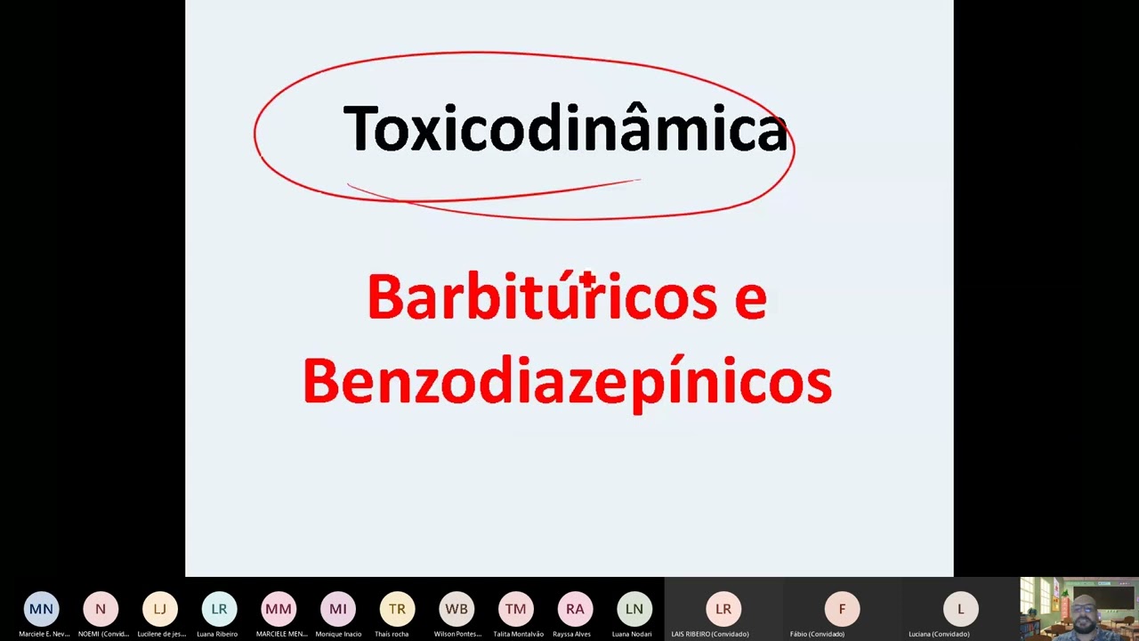 Toxicologia 06 Drogas Depressoras SNC BZD Barbituricos