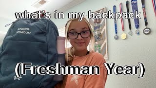 What’s In My Backpack 2021 (Freshman Year)