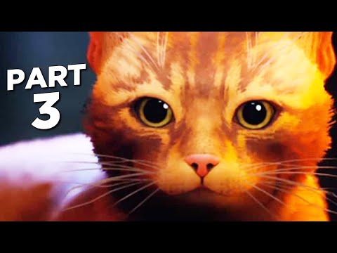 STRAY PS5 Walkthrough Gameplay Part 3 - ZURKS (FULL GAME)