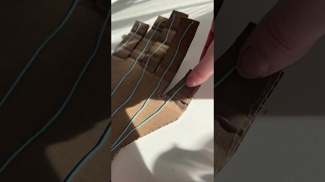How to make a robotic hand form cardboard #cardboardcraft #diycrafts
