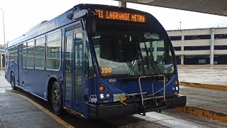 Ride On Pace Bus 2012-13 ElDorado National Axess BRT 6345 On Rt 331 (H Trip) (Not Full Route)