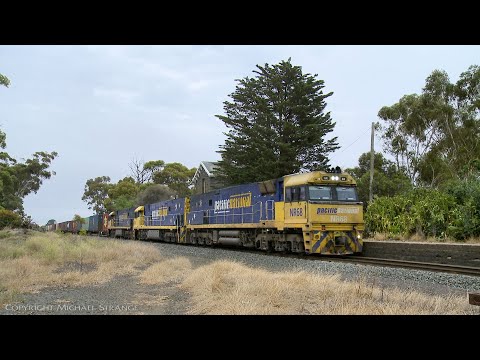 4PM6 Pacific National Freight Train - PoathTV Australian Railways