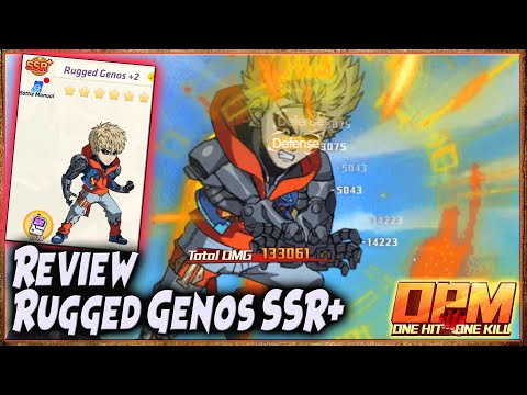 🔥 Review RUGGED GENOS SSR+ "1x ULTI Musuh MATI Masuk ISEKAI!!" 🔥 OPM ONE HIT ONE KILL