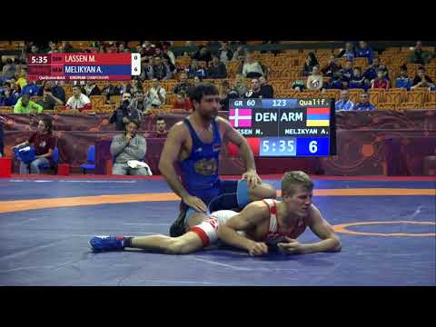 Qual. GR - 60 kg: M. LASSEN (DEN) v. A. MELIKYAN (ARM)