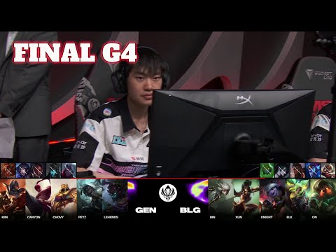 GEN vs BLG - Game 4 | Grand Finals LoL MSI 2024 | Bilibili Gaming vs Gen.G G4 full game