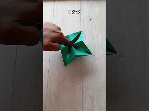 TRAP ORIGAMI TUTORIAL| HOW TO MAKE TRAP PAPER CRAFT STEP BY STEP FOLDING| ARTWORK