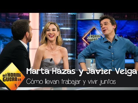 La frase que Marta Hazas repite a Javier Veiga en su casa: "Aquí no mandas tú" - El Hormiguero 3.0
