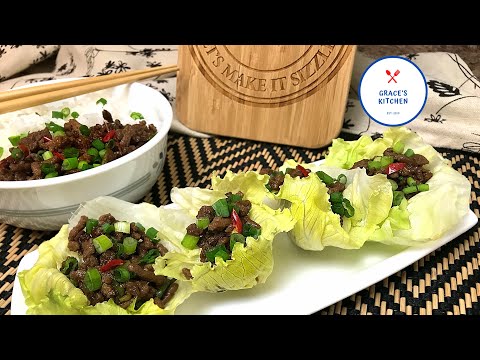 KETO LOW-CARB MINCED PORK LETTUCE WRAPS