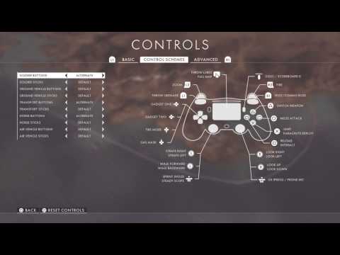PS4 Battlefield 1 Controls & Settings guide for beginers lowest sensitivity's.
