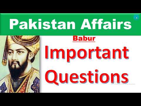 Babur, the Founder of the Mughal Empire | 1483CE - 1530CE Important Question