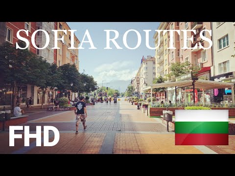 Caminhando por Sófia, Bulgária: Ponte dos Leões até o Palácio Nacional da Cultura (NDK) Parte 3