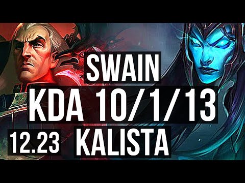 SWAIN & Pyke vs KALISTA & Renata Glasc (ADC) | 10/1/13, 900+ games, Legendary | EUW Diamond | 12.23