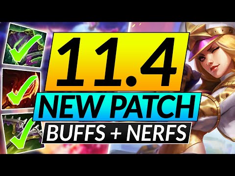NEW PATCH 11.4 Changes Everything - MASSIVE NERFS and BUFFS - SAMIRA DELETED - LoL Update Guide