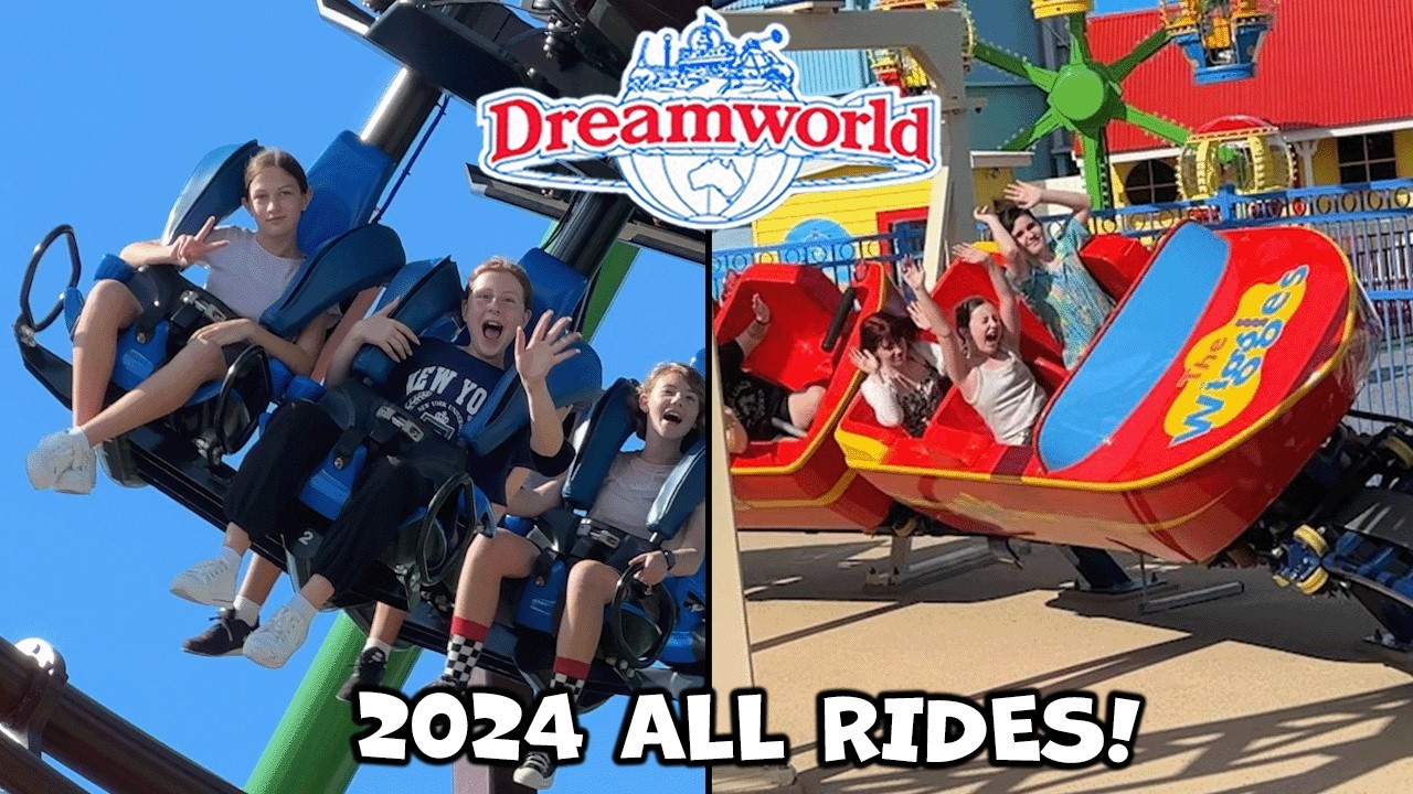 Experience a virtual tour of all slides at Dreamworld Theme Park.