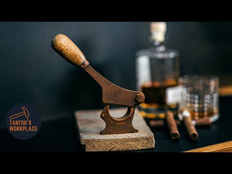 Rusty Tobacco Cutter Restoration