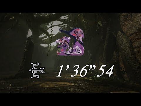 【MHRise】ヌシ・リオレイア 弓ソロ TA 1'36'54 優美高妙 / Apex Rathian Bow Solo