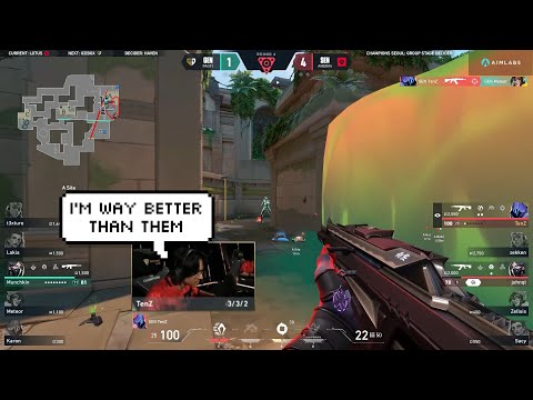 TenZ Gets Toxic Against GenG