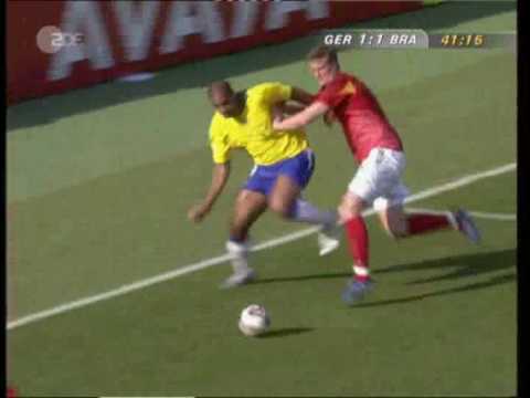 Germany 1-2 Brazil.Ronaldinho sp goal.avi