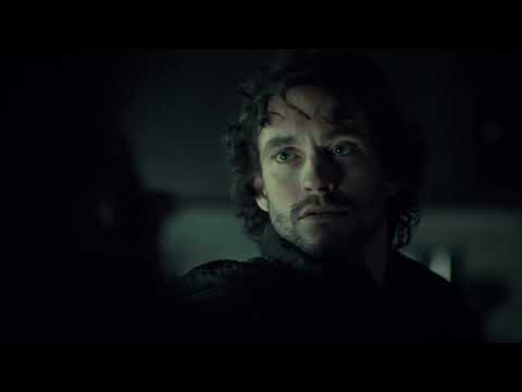 Will threatens Hannibal in his kitchen