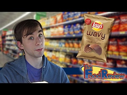 Lay's Wavy Milk Chocolate Covered Chips-The Food Review-ep.113