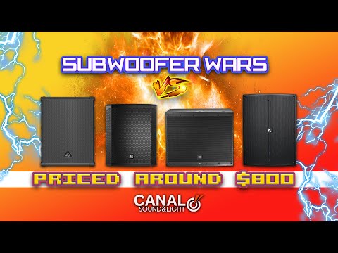 SUBWOOFER WARS - JBL, EV, Avante, Behringer priced at around $800