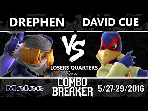 CB2016 - Drephen (Sheik) Vs. Nerdtron | David Cue (Falco) SSBM Losers Quarters - Smash Melee
