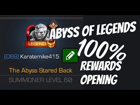 100% Abyss of Legends Exploration REWARDS Crystal Opening - 7x 6 STARS - Marvel Contest of Champions