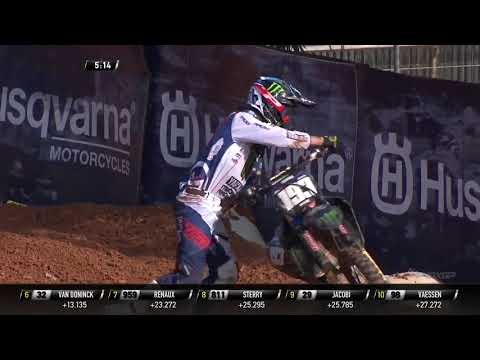 Jago Geerts Crash - MX2 race 2 - MXGP of Indonesia 2019