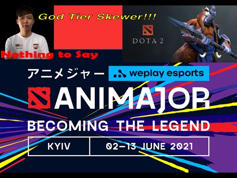 GOD TIER NothingtoSay Magnus Skewer to the Fountain | WePlay Animajor Dota 2