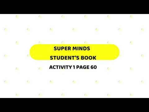 Super Minds Student's Book Activity 1 Page 60