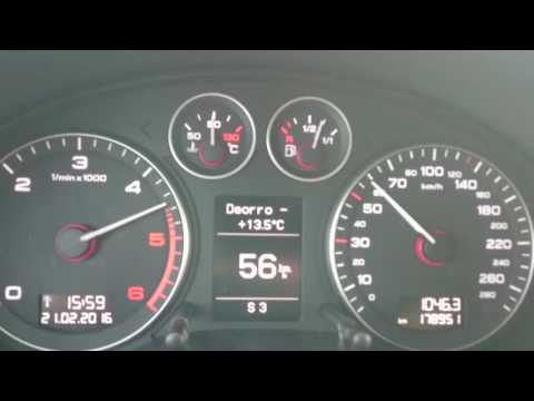 Audi A3 8p Sportback 2.0 TDI 170 PS 0-100