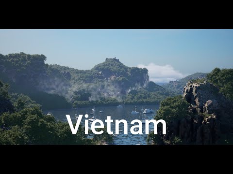 Ha Long Bay, Vietnam 3D Animation in Unreal Engine