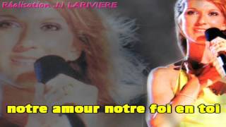 CELINE DION   LA MEMOIRE D'ABRAHAM  JJ Karaoké - Paroles