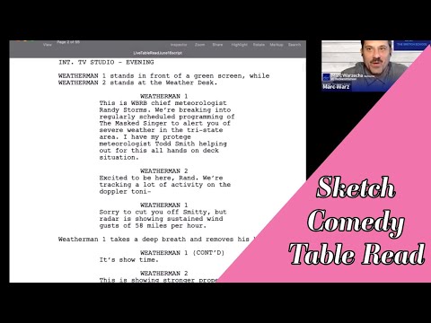 Live Sketch Comedy Table Read: Tornado Warning