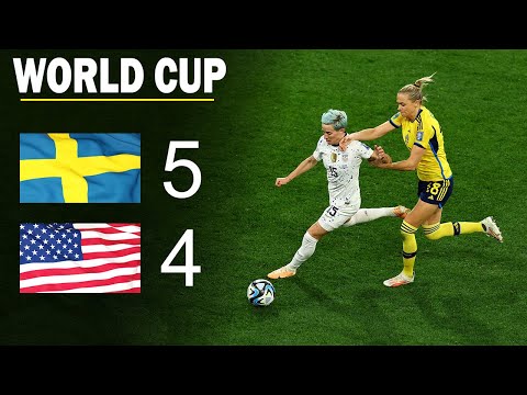 Sweden Defeat the Reigning World Cup Champions USA  in the Round of 16