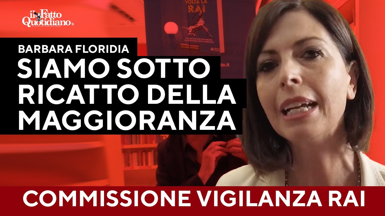 Vigilanza Rai, Floridia: "Commissione sotto ricatto della maggioranza"