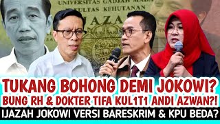 Download lagu MULUT TUK4NG DU5T4 DEMI BELA JOKOWI? ANDI AZWAN DIT3LANJ4NGI ABIS BUNG REFLY & DOKTER TIFA BEGINI? mp3