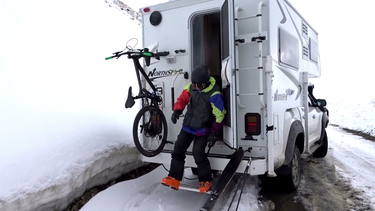 Kohi campers, Northstar Ute slide campers  Big spring day out, ski BC, hunt, fish, bike